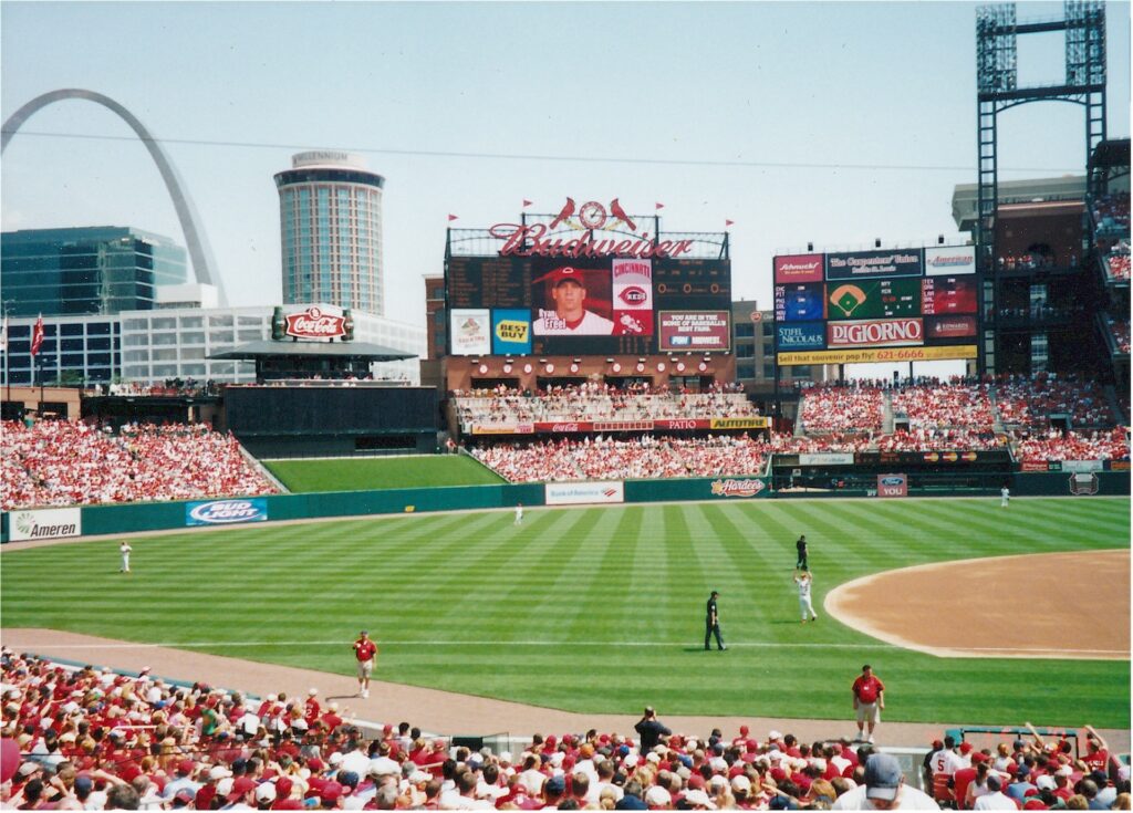 A baseball field.