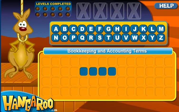 Hangaroo Accounting Game